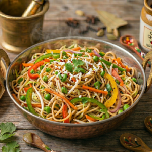 Vegetable Hakka Noodles