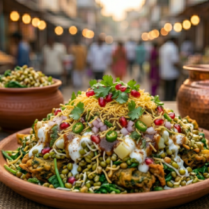 Spinach Sprout Chaat